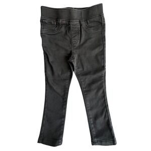 Jumping Beans Girls Black Denim Jeggings Pull On Pants Size 4T GJ42D610KS2